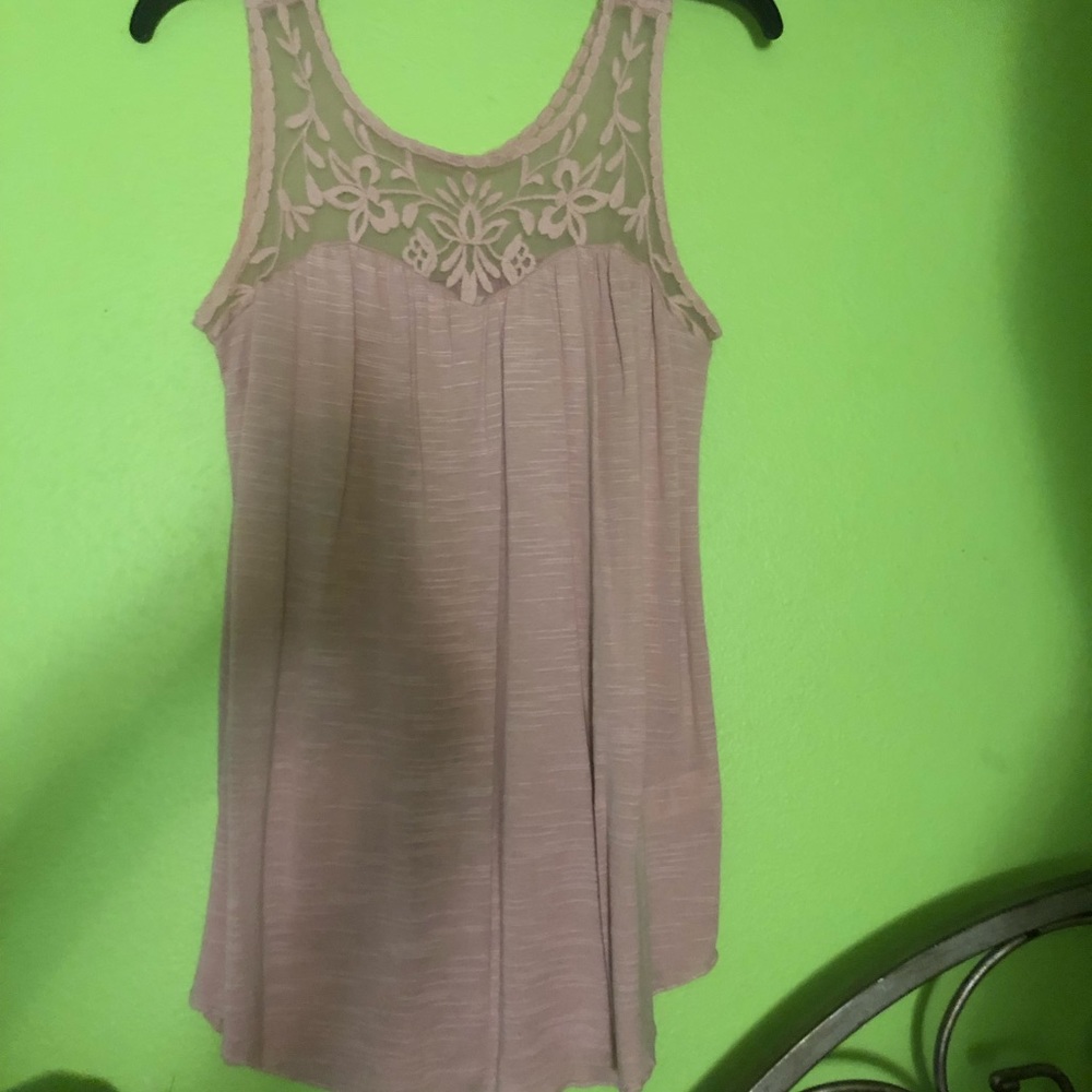 Pink Maurice’s tank top